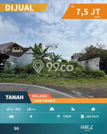 Jarang Ada! Tanah di Lowokwaru Punya Luas 420m2 SHM Jarang Ada! Tanah di Lowokwaru Punya Luas 420m2 SHM