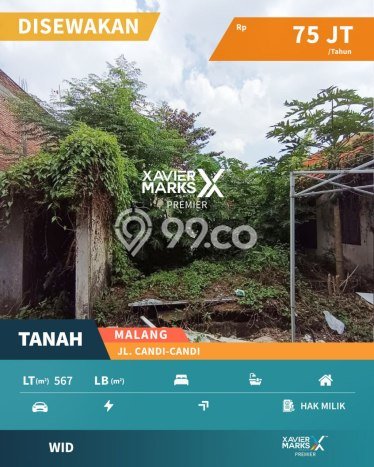 Tanah Kavling Disewakan di Soekarno Hatta dengan Luas 567m2 Tanah Kavling Disewakan di Soekarno Hatta dengan Luas 567m2
