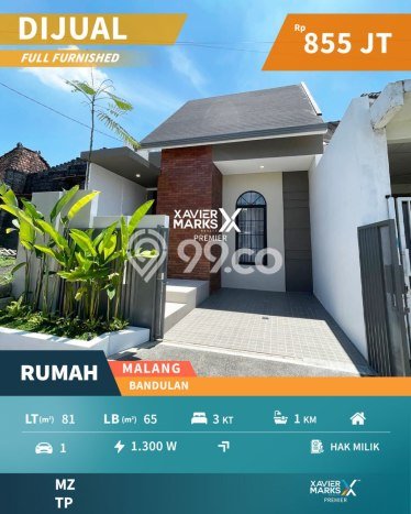 Rumah Modern Cantik 3 Kamar Bisa Langsung Pindah di Sukun Rumah Modern Cantik 3 Kamar Bisa Langsung Pindah di Sukun