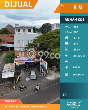 Unit Kost Dijual di Malang Spesifikasi 27 Kamar Tidur dan Kawasan Ramai Unit Kost Dijual di Malang Spesifikasi 27 Kamar Tidur dan Kawasan Ramai