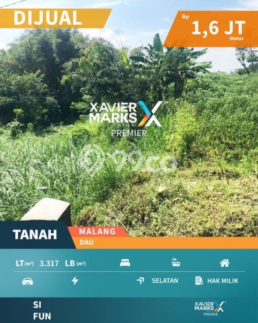 Lahan Investasi Lokasi Dau Malang SHM Lahan Investasi Lokasi Dau Malang SHM