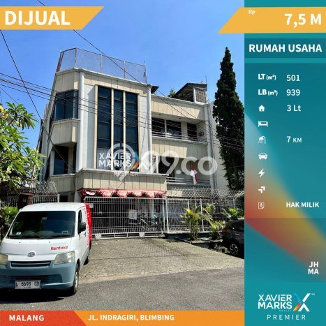 Area Ramai! Komersial Dijual di Blimbing untuk Bisnis Luas Bangunan 939m2 Area Ramai! Komersial Dijual di Blimbing untuk Bisnis Luas Bangunan 939m2