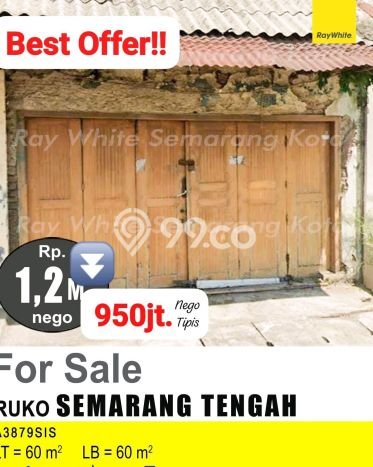 Ruko Dijual di Semarang Tengah Semarang dengan LB 60m2 Ruko Dijual di Semarang Tengah Semarang dengan LB 60m2