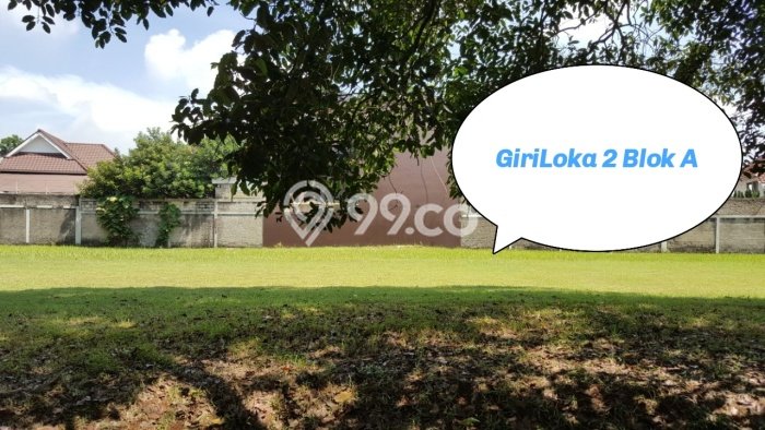 Dijual Tanah Lokasi BSD Giri Loka, Tangerang Seluas 508m2 Dijual Tanah Lokasi BSD Giri Loka, Tangerang Seluas 508m2