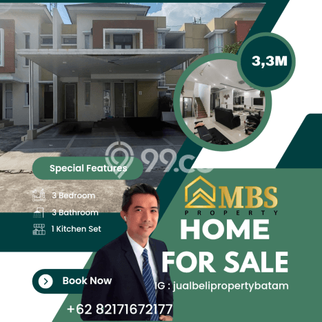 KESEMPATAN TERBAIK! Rumah Asri area Batam Centre, LT 200m² LB 300m² KESEMPATAN TERBAIK! Rumah Asri area Batam Centre, LT 200m² LB 300m²