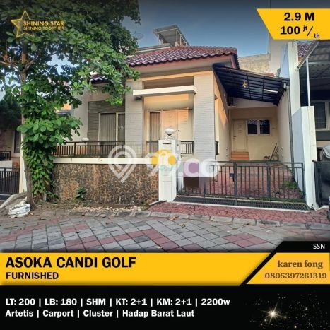 Ready to Use! Luxury House LT 200m2 Desain Modern di Candi Golf Ready to Use! Luxury House LT 200m2 Desain Modern di Candi Golf