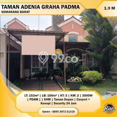 Hunian Nyaman Asri 3 KT Siap Pakai di Graha Padma Semarang Hunian Nyaman Asri 3 KT Siap Pakai di Graha Padma Semarang