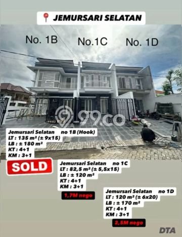 Rumah EXCLUSIVE! di Wonocolo, Surabaya, Luas 120m2m² Bangunan 170m2m², BISA KPR Rumah EXCLUSIVE! di Wonocolo, Surabaya, Luas 120m2m² Bangunan 170m2m², BISA KPR