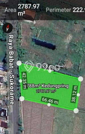 Tanah Kavling untuk Dijual di Lamongan Lamongan 2788m2 Tanah Kavling untuk Dijual di Lamongan Lamongan 2788m2