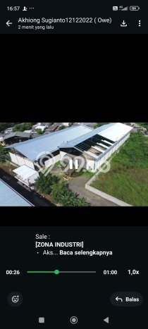 Gudang untuk Disewa di Pusat Tangerang Luas Bangunan 3000m2 Gudang untuk Disewa di Pusat Tangerang Luas Bangunan 3000m2