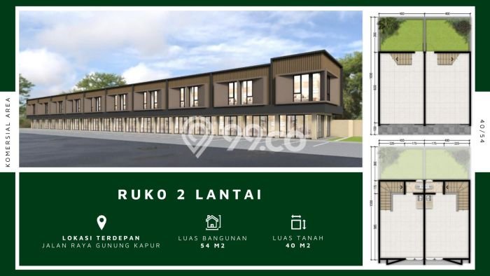 Ruko Bagus LT 40m2 LB 54m2 Dijual di Cileungsi Bogor Ruko Bagus LT 40m2 LB 54m2 Dijual di Cileungsi Bogor