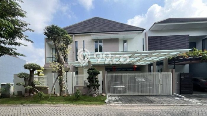 Jual Rumah Mewah Elegan Dengan View Eksklusif di Pakuwon Indah, Surabaya Jual Rumah Mewah Elegan Dengan View Eksklusif di Pakuwon Indah, Surabaya