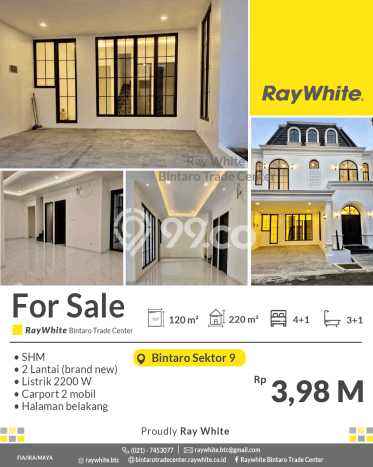Dijual Rumah Luas Elegan Dengan View Eksklusif di Bintaro, Tangerang Selatan Dijual Rumah Luas Elegan Dengan View Eksklusif di Bintaro, Tangerang Selatan
