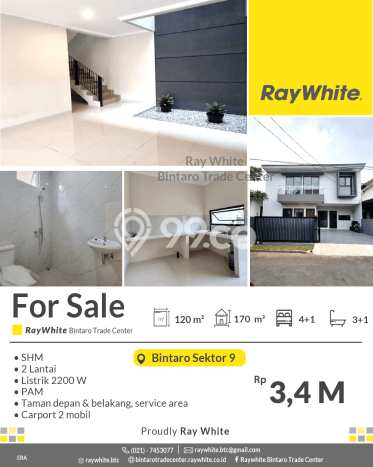 Rumah Luxury Modern Tanpa Renovasi di Bintaro Tangerang Selatan Rumah Luxury Modern Tanpa Renovasi di Bintaro Tangerang Selatan