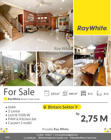 Dijual Rumah Mewah Megah Dengan View Eksklusif di Bintaro, Tangerang Selatan Dijual Rumah Mewah Megah Dengan View Eksklusif di Bintaro, Tangerang Selatan