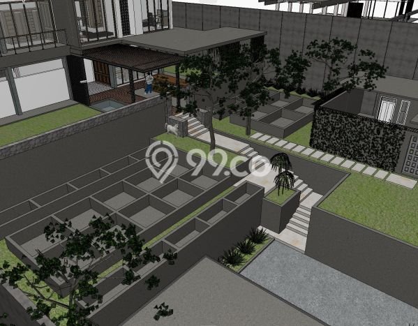 Rumah Elit Modern Tanpa Renovasi di Setiabudi Bandung Rumah Elit Modern Tanpa Renovasi di Setiabudi Bandung