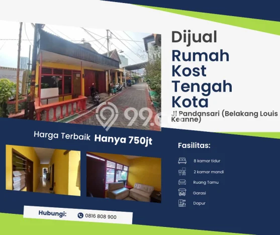 For Sale Hunian Rumah Terawat 8 KT di Pandansari, Semarang For Sale Hunian Rumah Terawat 8 KT di Pandansari, Semarang