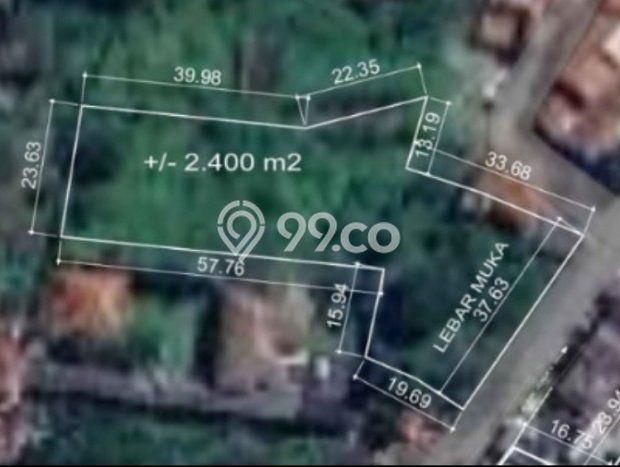 Untuk Disewa Tanah di Pasteur Bandung Seluas 2400m2 Untuk Disewa Tanah di Pasteur Bandung Seluas 2400m2