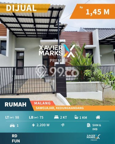 Hunian Nyaman Asri 2 KT Siap Huni di Sawojajar Malang Hunian Nyaman Asri 2 KT Siap Huni di Sawojajar Malang