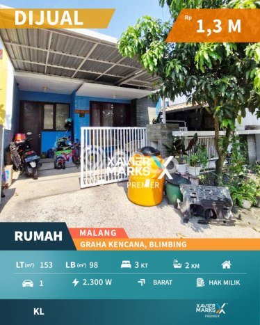 Jual Rumah Strategis Bagus Punya 3 KT di Blimbing Malang SHM Jual Rumah Strategis Bagus Punya 3 KT di Blimbing Malang SHM