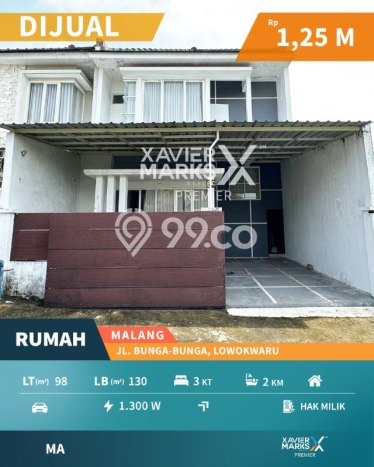 Jual Rumah Minimalis Bagus Punya 2 KT di Lowokwaru Malang SHM Jual Rumah Minimalis Bagus Punya 2 KT di Lowokwaru Malang SHM
