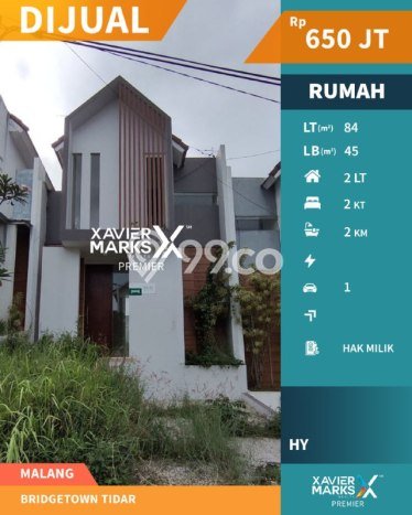 Rumah Minimalis 2 KT di Tidar Malang Unfurnished Rumah Minimalis 2 KT di Tidar Malang Unfurnished