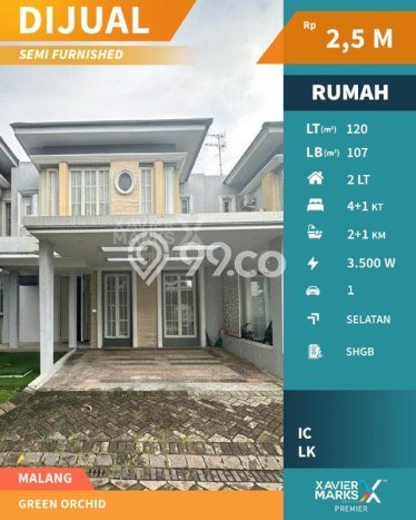 Rumah Modern 4 KT di Soekarno Hatta Malang Semi Furnished Rumah Modern 4 KT di Soekarno Hatta Malang Semi Furnished