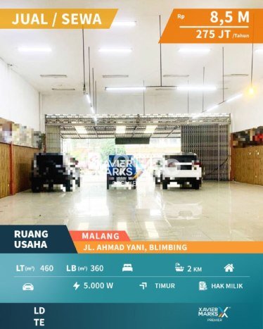 Komersial Disewakan Lokasi Blimbing Malang Harga Spesial! Komersial Disewakan Lokasi Blimbing Malang Harga Spesial!