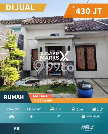 Jual Rumah Harga Miring Kedungkandang Punya 1 KT & LT 74m2 Jual Rumah Harga Miring Kedungkandang Punya 1 KT & LT 74m2
