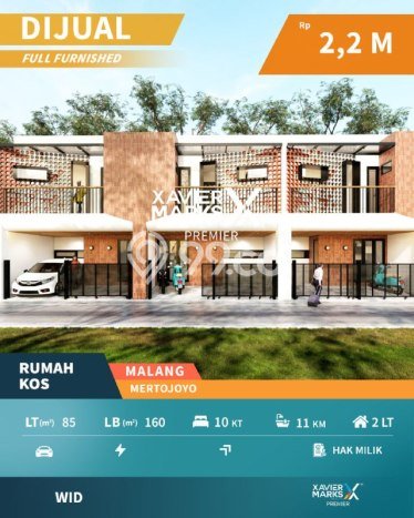 Rumah Kost Dijual Lokasi Lowokwaru, Malang, 10 Kamar Tidur, 11 Kamar Mandi, 160m2 Rumah Kost Dijual Lokasi Lowokwaru, Malang, 10 Kamar Tidur, 11 Kamar Mandi, 160m2