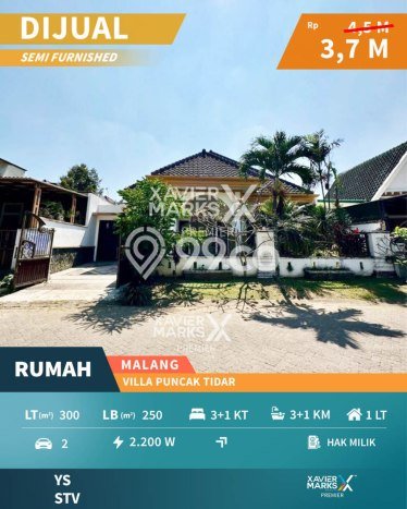 Jual Rumah Mewah Elegan Dengan View Eksklusif di Tidar, Malang Jual Rumah Mewah Elegan Dengan View Eksklusif di Tidar, Malang