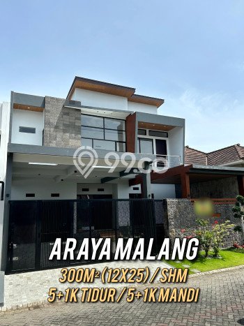 Rumah Luxury Modern Tanpa Renovasi di Araya Malang Rumah Luxury Modern Tanpa Renovasi di Araya Malang