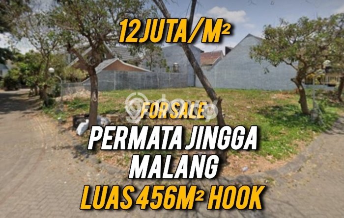 Tanah Dijual di Malang Seluas 456m2 Strategis Tanah Dijual di Malang Seluas 456m2 Strategis