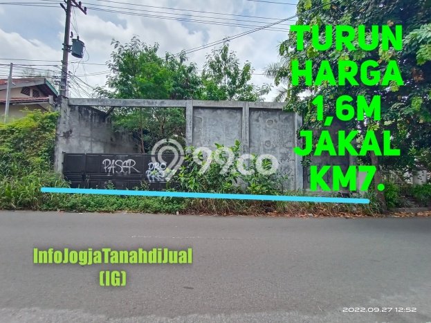 Tanah Strategis Turun Harga Jalan Kaliurang Km7 dkt Perum Banteng Tanah Strategis Turun Harga Jalan Kaliurang Km7 dkt Perum Banteng