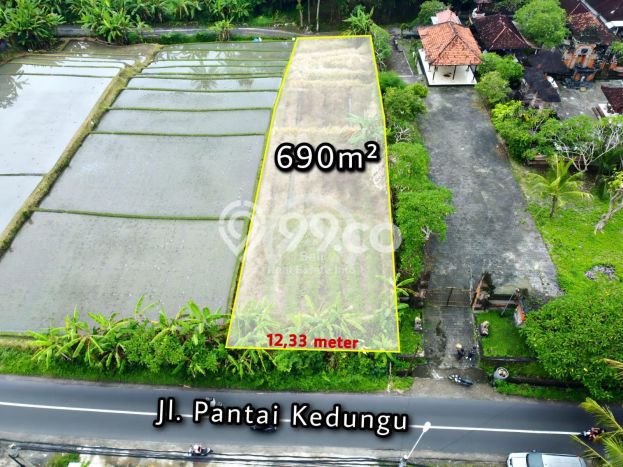 Dijual Tanah Komersil, Pinggir Jalan Utama Pantai Kedungu Dijual Tanah Komersil, Pinggir Jalan Utama Pantai Kedungu