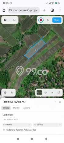 Lahan Kosong Dijual di Tabanan, Tabanan, Luas 6900m2 Area Strategis Lahan Kosong Dijual di Tabanan, Tabanan, Luas 6900m2 Area Strategis