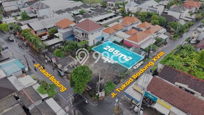 Tanah Dijual di Denpasar Seluas 265m2 Strategis Tanah Dijual di Denpasar Seluas 265m2 Strategis