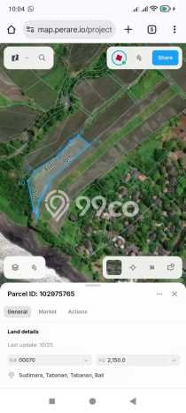 Lahan Kosong Dijual di Tabanan, Tabanan, Luas 6900m2 Area Strategis Lahan Kosong Dijual di Tabanan, Tabanan, Luas 6900m2 Area Strategis