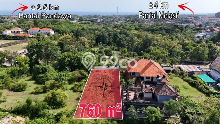 Tanah Siap Bangun Dijual di Badung Punya Luas 760m2 Tanah Siap Bangun Dijual di Badung Punya Luas 760m2