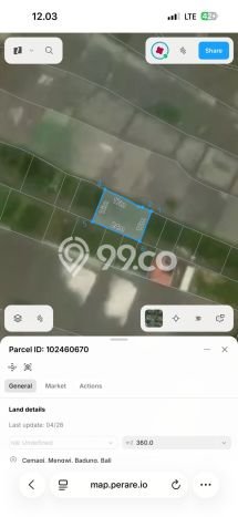 Tanah Dijual Lokasi Strategis di Badung dengan Luas 315m2 Tanah Dijual Lokasi Strategis di Badung dengan Luas 315m2