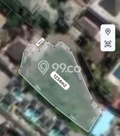 Tanah Kavling Dijual di Canggu, Badung dengan Luas Tanah 1300m2 Tanah Kavling Dijual di Canggu, Badung dengan Luas Tanah 1300m2