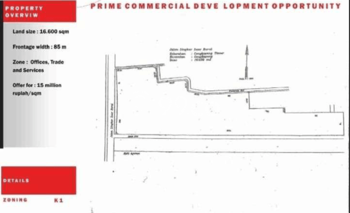 Tanah untuk Dijual di Cengkareng Jakarta Barat Luas 16600m2 Tanah untuk Dijual di Cengkareng Jakarta Barat Luas 16600m2