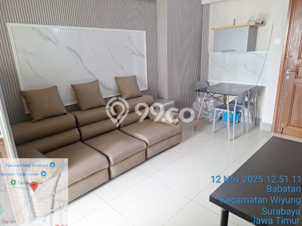 Apartemen Cozy Dijual di Surabaya Spesifikasi 2 KT, 1 KM Apartemen Cozy Dijual di Surabaya Spesifikasi 2 KT, 1 KM
