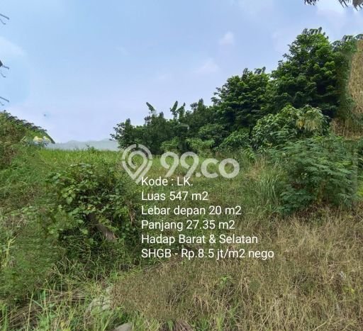 Kavling Tanah untuk Dijual di Serpong Villa Melati Mas, Tangerang Selatan, Luas 547m2 Kavling Tanah untuk Dijual di Serpong Villa Melati Mas, Tangerang Selatan, Luas 547m2