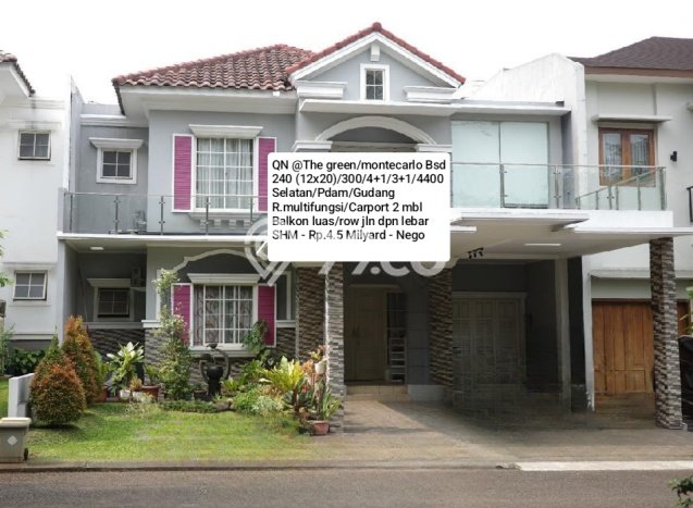 For Sale! Luxury House LT 240m2 Desain Elegan di BSD The Green For Sale! Luxury House LT 240m2 Desain Elegan di BSD The Green