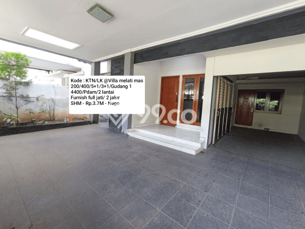 Ready to Use! Luxury House LT 200m2 Desain Modern di Serpong Villa Melati Mas Ready to Use! Luxury House LT 200m2 Desain Modern di Serpong Villa Melati Mas