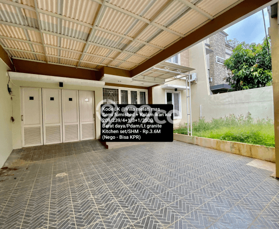 Rumah Asri area Serpong Villa Melati Mas, Tangerang Selatan, Luas 209m² Bangunan 236m² Rumah Asri area Serpong Villa Melati Mas, Tangerang Selatan, Luas 209m² Bangunan 236m²