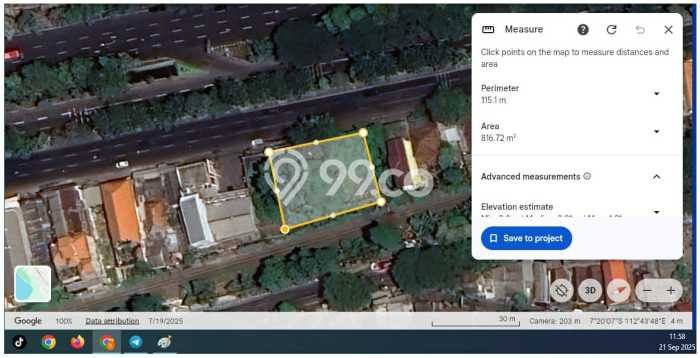 Kavling Tanah di Wonocolo Dijual Luas 1100m2 Legalitas SHM Kavling Tanah di Wonocolo Dijual Luas 1100m2 Legalitas SHM