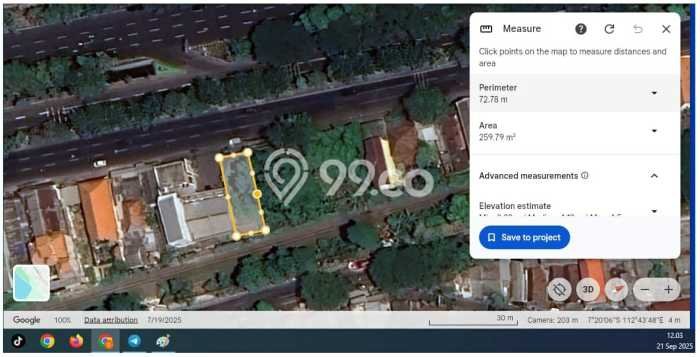Kavling Tanah di Wonocolo Dijual Luas 1100m2 Legalitas SHM Kavling Tanah di Wonocolo Dijual Luas 1100m2 Legalitas SHM