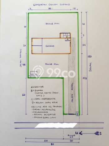 Unit Gudang Dijual di Pagu Kediri Luas Tanah 10800m2, Luas Bangunan 2000m2 Unit Gudang Dijual di Pagu Kediri Luas Tanah 10800m2, Luas Bangunan 2000m2